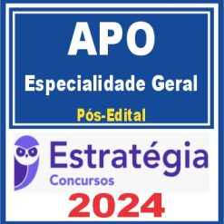 APO - Analista Planejamento e Orçamento (Especialidade Geral) Pós Edital - Estratégia 2024