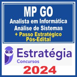 MP GO (Analista em Informática - Análise de Sistemas + Passo) Pós Edital - Estratégia 2024