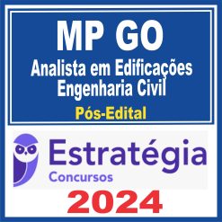 MP GO (Analista em Edificações - Engenharia Civil) Pós Edital - Estratégia 2024