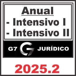 Curso Anual Intensivo I & II da G7 Jurídico